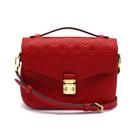 red louis vuitton purses|louis vuitton with red inside.